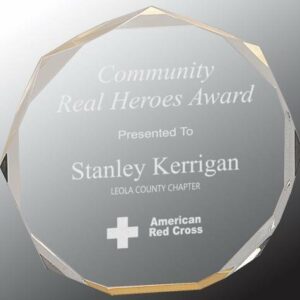 Octagon Acrylic Award