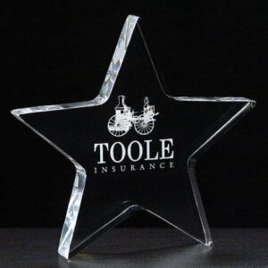 Star Acrylic Paper Weight