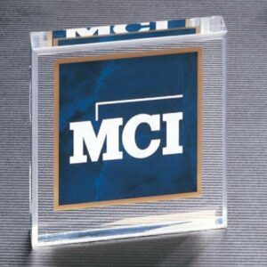 Sapphire Marble Center Acrylic Paper Weight