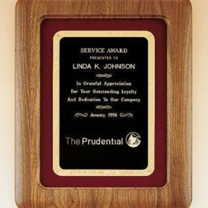 American Walnut Frame Plaque
