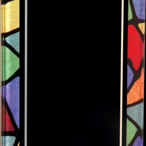 Stained Glass Acrylic Plaque wtih Easel/Hanger