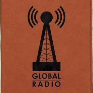 Leatherette Mini Portfolio -Rawhide