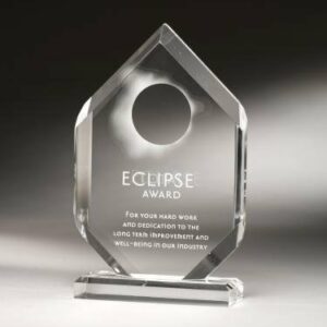 Multi-Facet Clear Acrylic Award