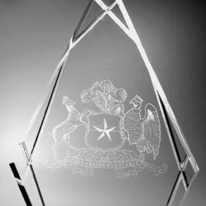 Multi-Cut Triangle Acrylic Award