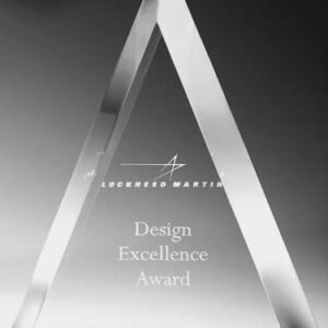 Triangle Clear Acrylic Award