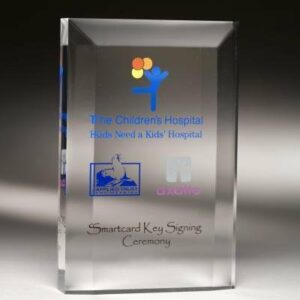 Rectangle Clear Acrylic Award