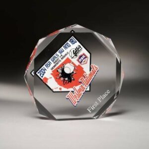 Multi-Faceted Round Acrylic Award