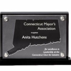 State Acrylic Award - Connecticut