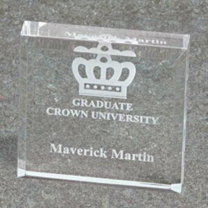 Paper Weight - Bevel Square