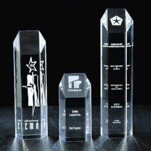 Hexagon Tower Acrylic Award